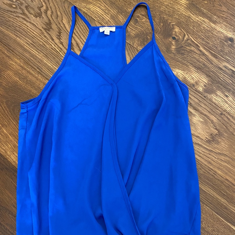 Lily White Flowy Tank